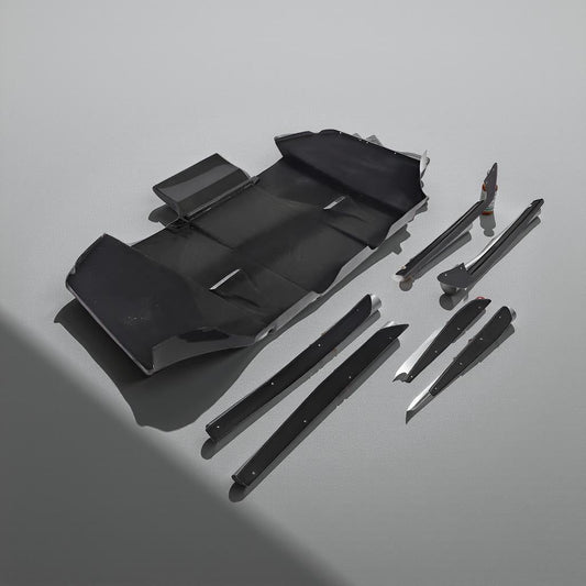 Carbon Fiber Rear Diffuser System Bottom Plate for BMW E92 M3 2-Door (2008-2013)