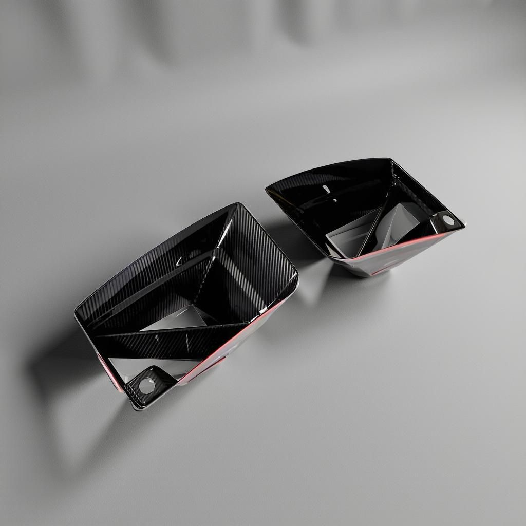 BMW M2 G87 2022 to 2024 Dry Carbon Front Air Vent Intake Duct Covers