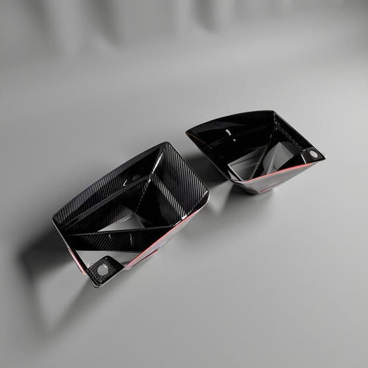 BMW M2 G87 2022 to 2024 Dry Carbon Front Air Vent Intake Duct Covers