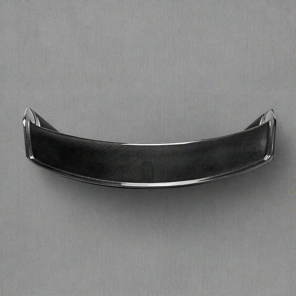 Nissan R35 GTR Carbon Fiber Rear Spoiler with Base – Glossy