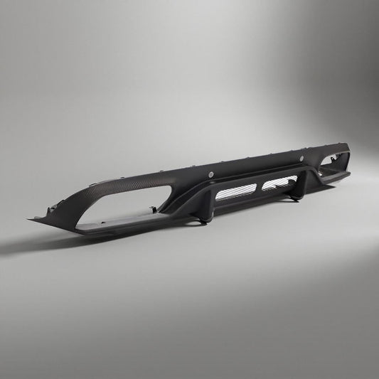 Carbon Fiber Rear Lip Diffuser for Mercedes-Benz AMG C63 Coupe (W205, 2015-2021)