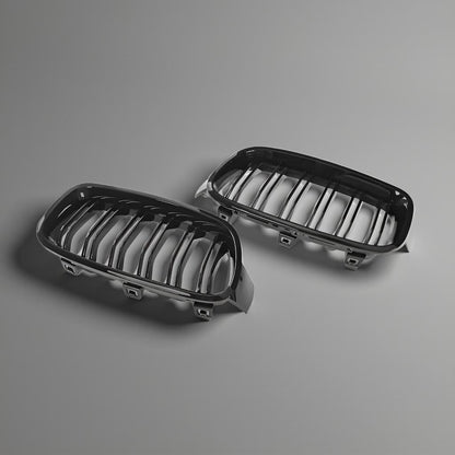 Glossy Black ABS M3 Dual Slats F30 Front Grille for BMW F31 325i, 320i, 328i, 335i (2012-2018)