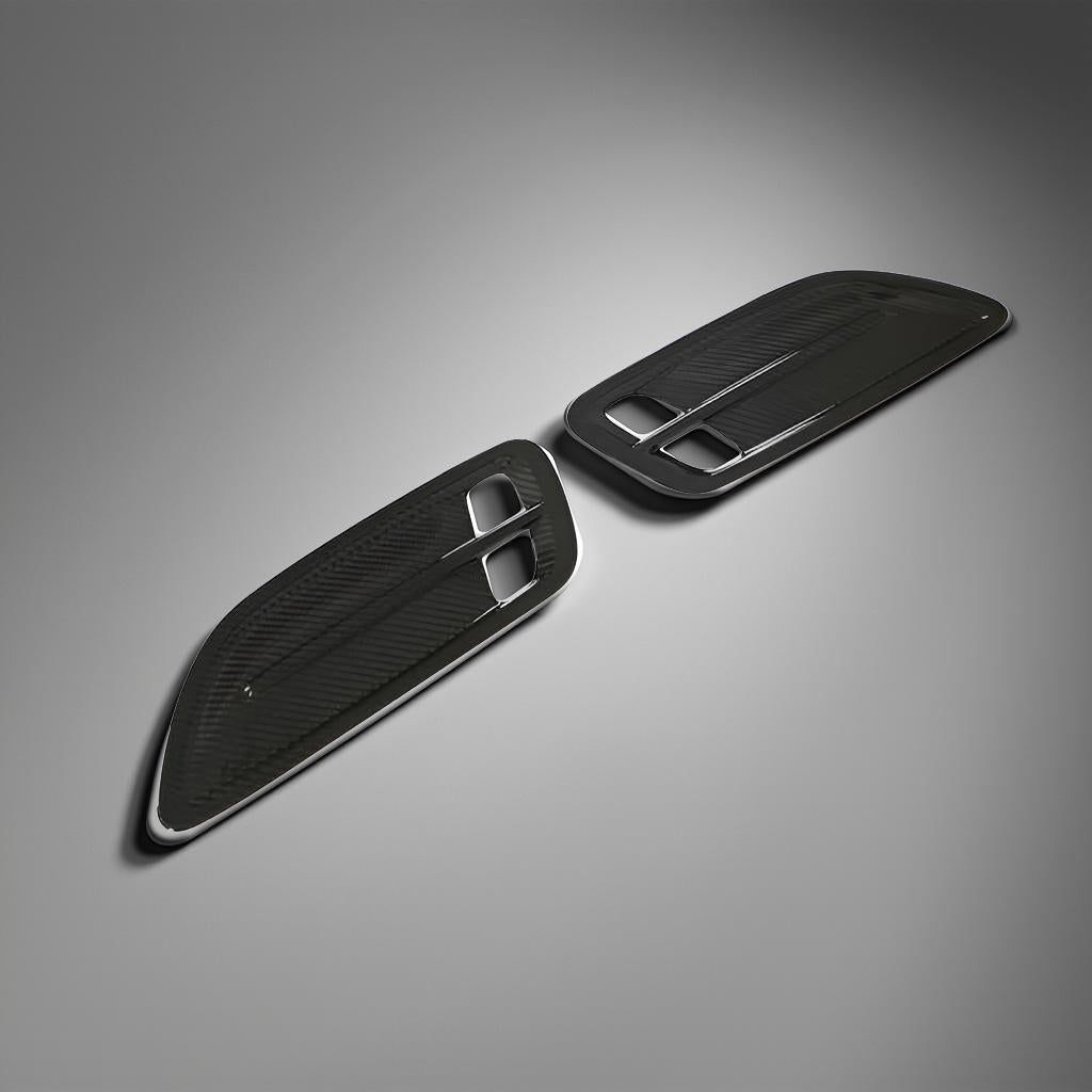 KIA Stinger GT 4-Door Hatchback Carbon Fiber Custom Hood Vents (2018-2023)
