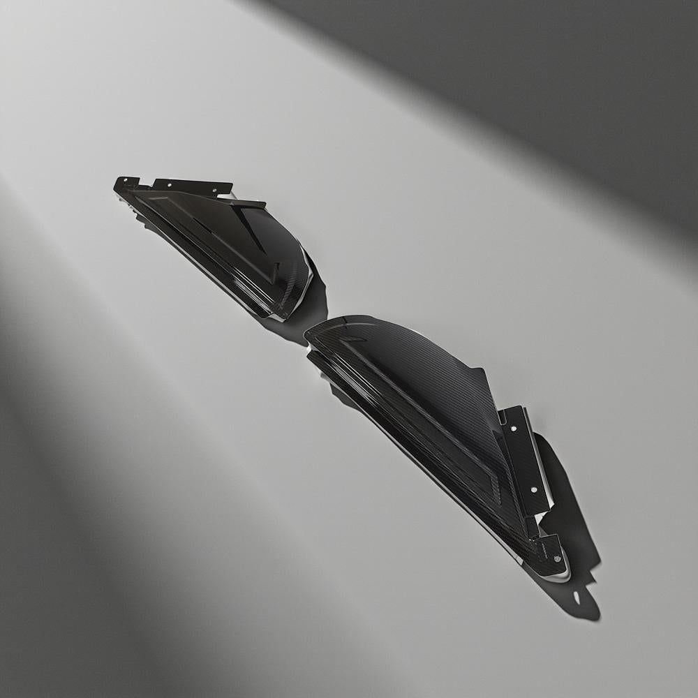 Dry Carbon Fiber Radiator Cover & Cooling Slam Panel for BMW G8x M3 & G82 G83 M4 Competition 2020+