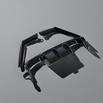 Gloss Black V-Style ABS Rear Diffuser for BMW F80 M3 & F82/F83 M4 (2014-2017)