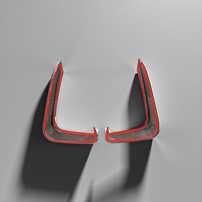Carbon Fiber Front Bumper Canards for Audi RS5 Sportback 2-Door (2019-2024)