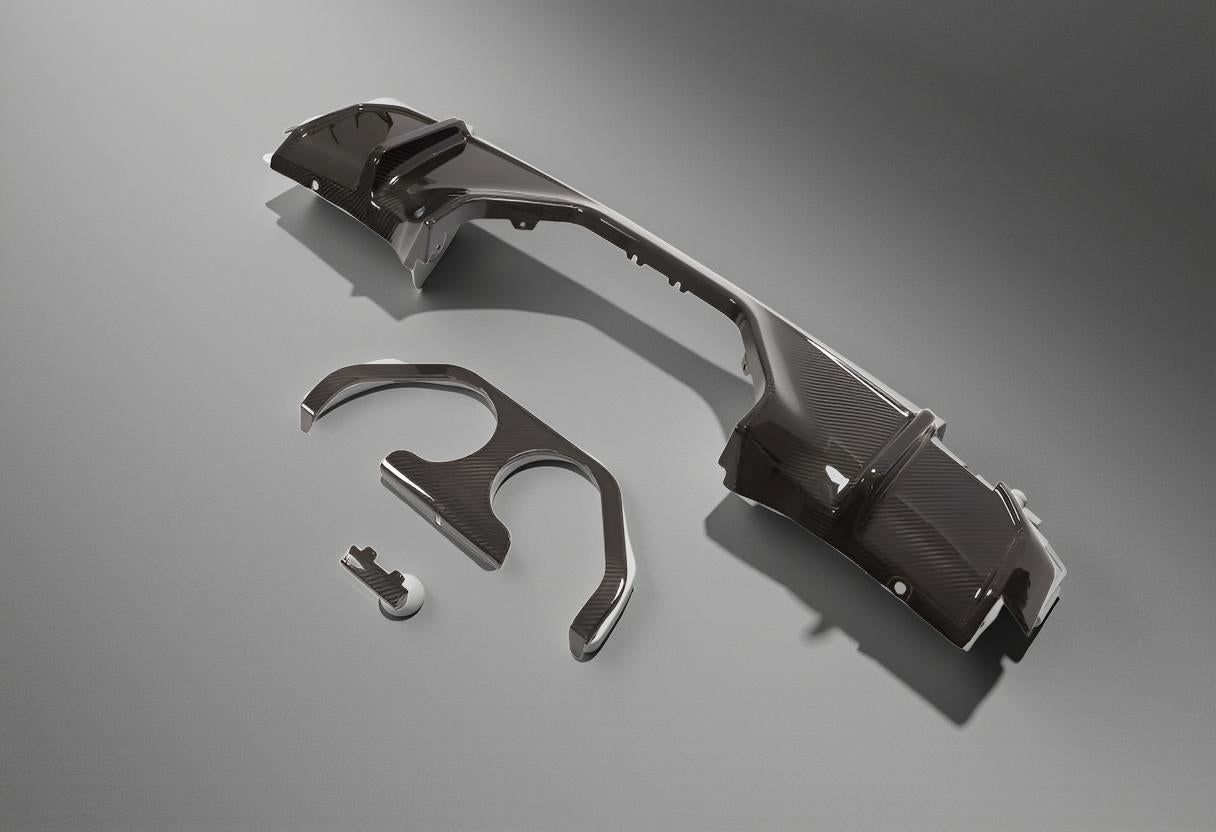 Dry Carbon Fiber Rear Bumper Diffuser for BMW G80 M3 & G82 M4 (2021-2022)