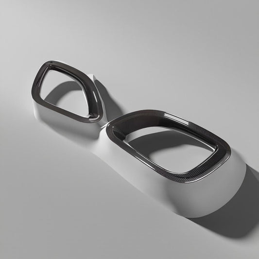 Dry Carbon Fiber Front Bumper Vents - Jaguar F-Type X152 Base Coupe (2021-2022)