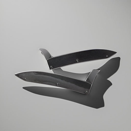 Carbon Fiber Splitter fins - Porsche 911 991 Carrera 4 GTS 3.0T (2017-2019)