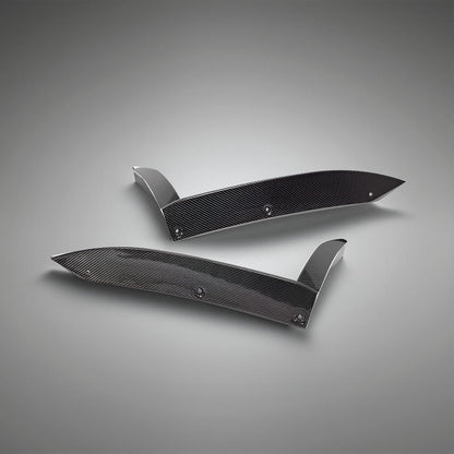 Carbon Fiber Rear Bumper Trim Set for Porsche 911 Carrera 4 GTS 3.0T (2017-2019)