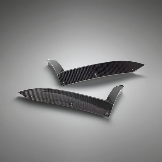 Carbon Fiber Rear Bumper Trim Set for Porsche 911 Carrera 4 GTS 3.0T (2017-2019)