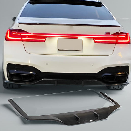 Carbon Fiber Rear Bumper Diffuser Lip Spoiler for BMW 7 Series G11 M-Sport (2019-2020)