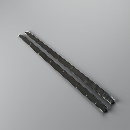 Dry Carbon Fiber Side Skirt Extension - Audi S3 8Y Premium Sedan (2021-2023)