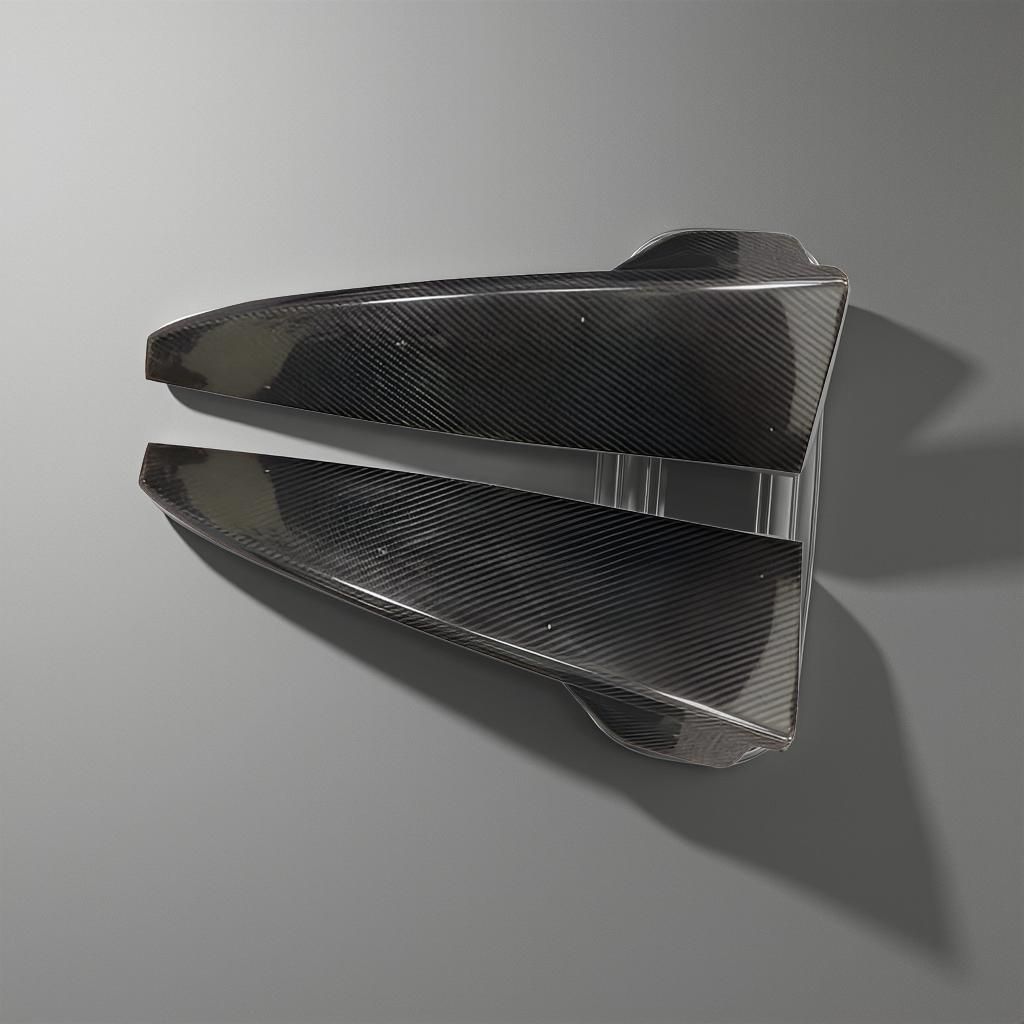 Mercedes Benz W205 C63 AMG Carbon Fiber Rear Splitter (2015-2019)