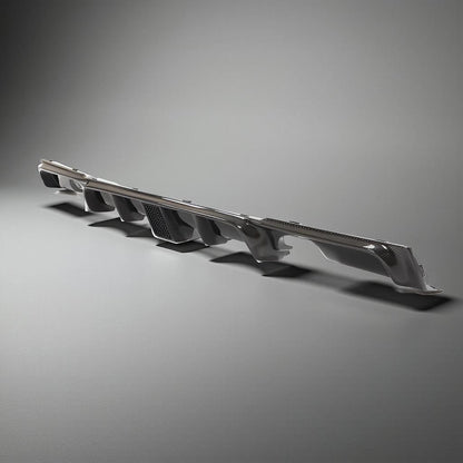 Carbon Fiber Rear Bumper Diffuser Lip with LED for BMW F30 & F35 M-Sport 320i (2012-2018)