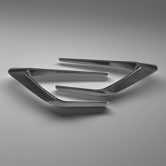 Carbon Fiber Front Fender Scoop Vents - Mercedes Benz C-Class W205 C63 AMG (2015-2017)