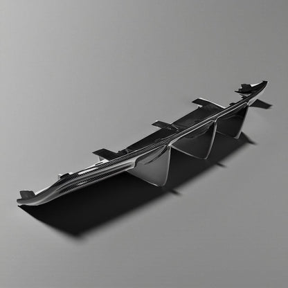 W204 C63 Carbon Fiber Rear Diffuser - Mercedes Benz AMG Black Series (2009-2011)