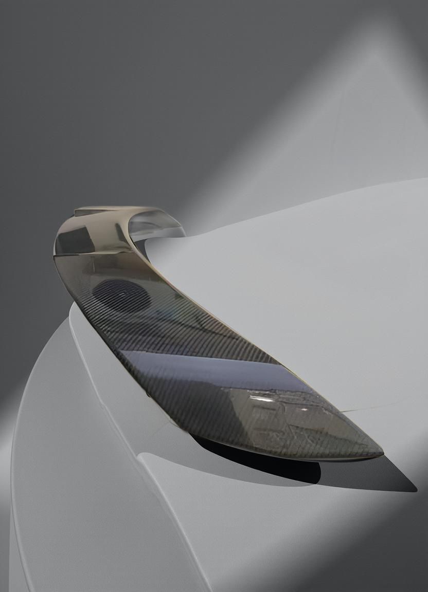Ford Mustang Coupe Carbon Fiber Rear Trunk Lid Spoiler Wing Lip for V6, V8, GT, Shelby GT350R & EcoBoost