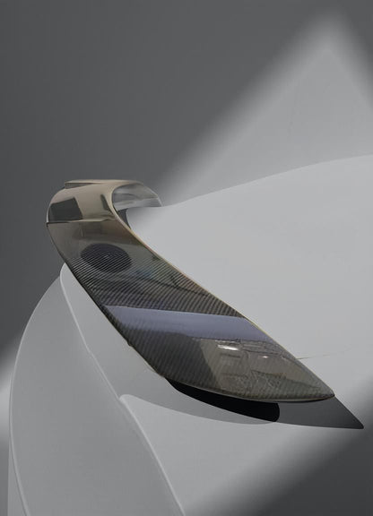 Ford Mustang Coupe Carbon Fiber Rear Trunk Lid Spoiler Wing Lip for V6, V8, GT, Shelby GT350R & EcoBoost