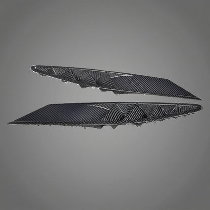 Carbon Fiber Front Bumper Air Intake Vents for Ferrari 458 Italia Coupe (2011-2013)