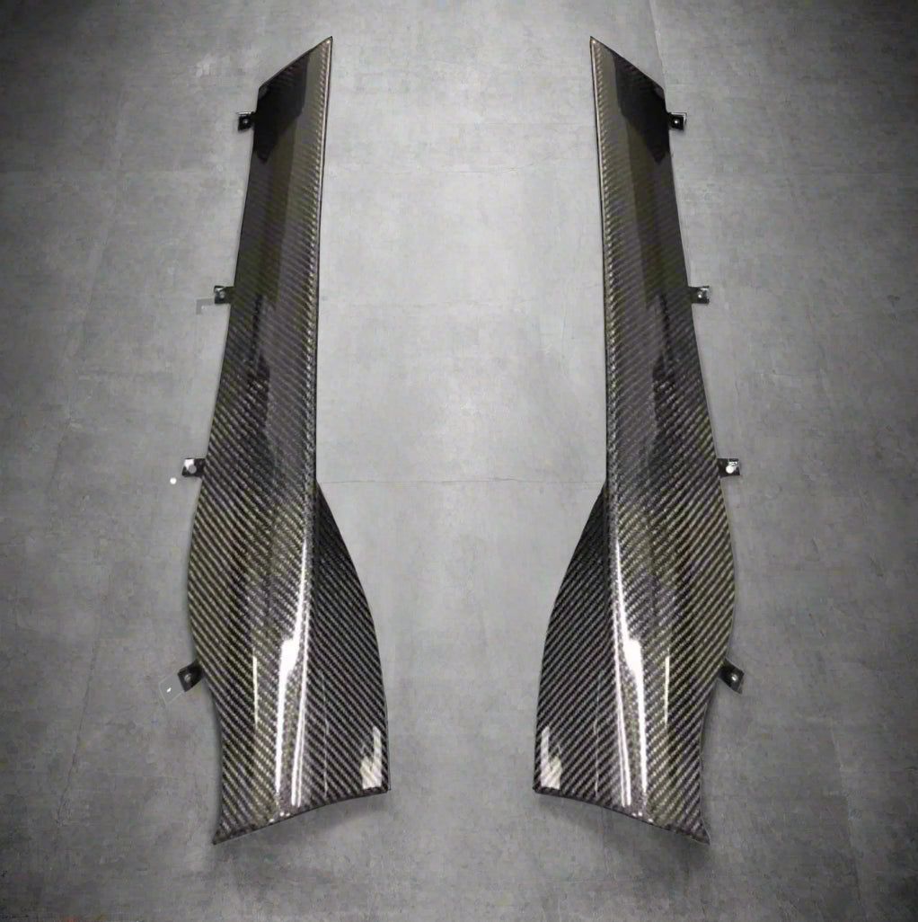 Mclaren 600LT Dry Carbon Fibre Side Skirts
