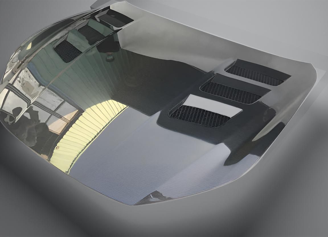 Carbon Fiber Engine Hood for Maserati Ghibli S Q4 Sedan (2014-2020)