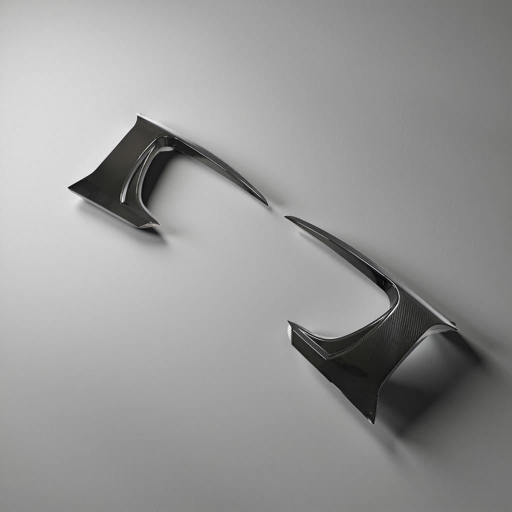 Dry Carbon Fiber Front Bumper Scoop - Jaguar F-Type X152 Coupe (2020-2021)