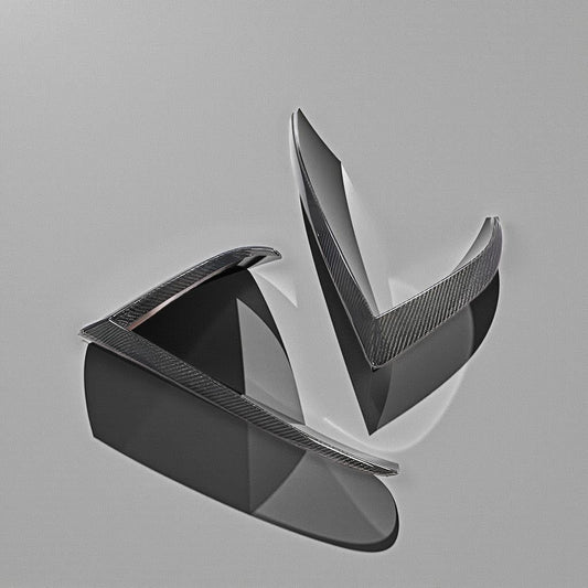 Model S Plaid Carbon Fiber Front Air Vent Trims (2021-2023)