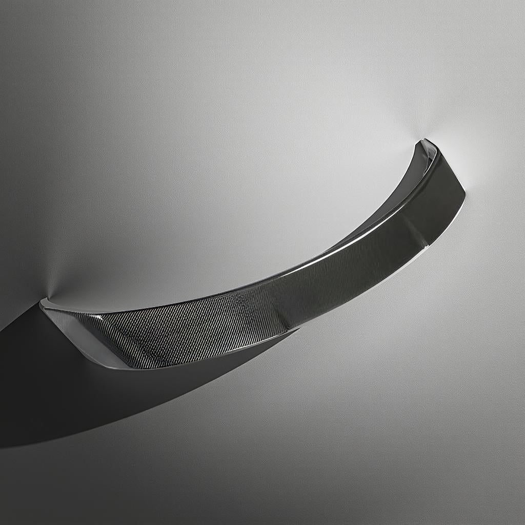 Ford Mustang Coupe Carbon Fiber Rear Trunk Lid Spoiler Wing Lip for V6, V8, GT, Shelby GT350R & EcoBoost