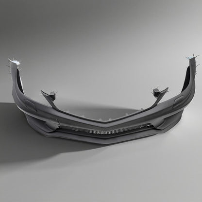 Mercedes C-Class W204 C63 Fiberglass Custom Wide Body Kit Bumper (2012-2014)