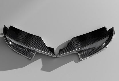 Carbon Fiber Front Bumper Splitters for BMW 5-Series F10 M5 (2012-2017)