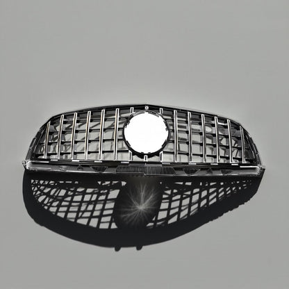 ABS Silver GT Front Grille - Mercedes-Benz CLS W218 Pre-Facelift (2012-2014)