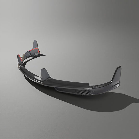 Dry Carbon Fiber Front Bumper Splitter for Porsche 911 992 Turbo S Coupe 2019 to 2021