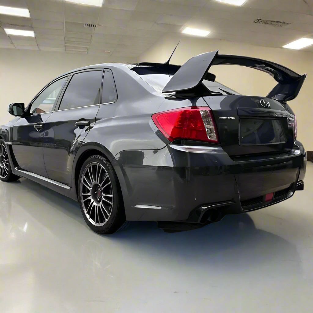 Carbon fiber look Rear Trunk Spoiler for Subaru WRX/STI (2008-2014)