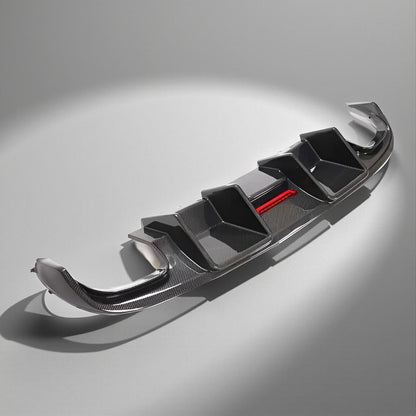 Carbon Fiber Rear Diffuser - Audi S4 B8 & A4 Sport Sedan (2008-2013)