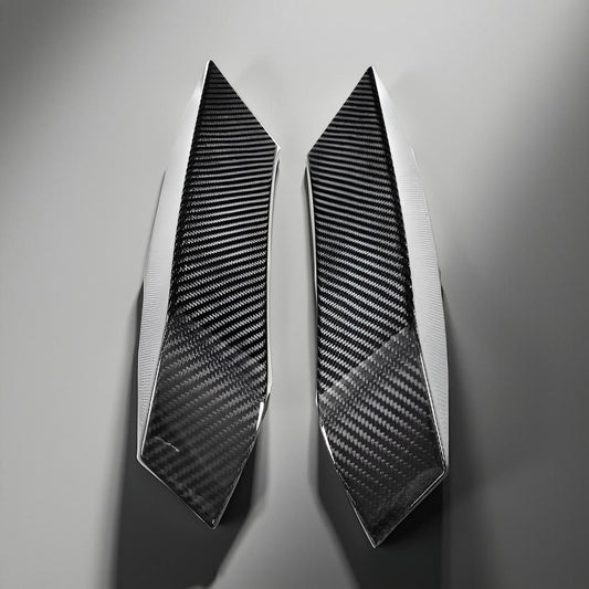 Carbon Fiber Front Bumper Splitter & Canards for BMW M3 F80 & M4 F82/F83 (2014-2019) Cupwing Winglets Vent Flaps