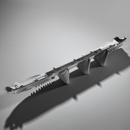 Mercedes-Benz C63 AMG Black Series Carbon Fiber Rear Diffuser with Big Fins (2012-2015 W204)