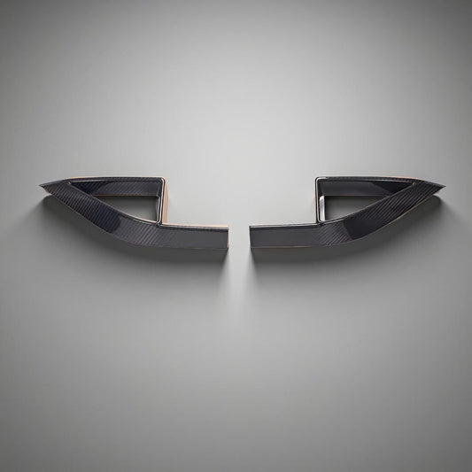 Dry Carbon Fiber Front Lower Grill Vents - Mercedes Benz W213 E53 AMG Sport Sedan (2020-2021)