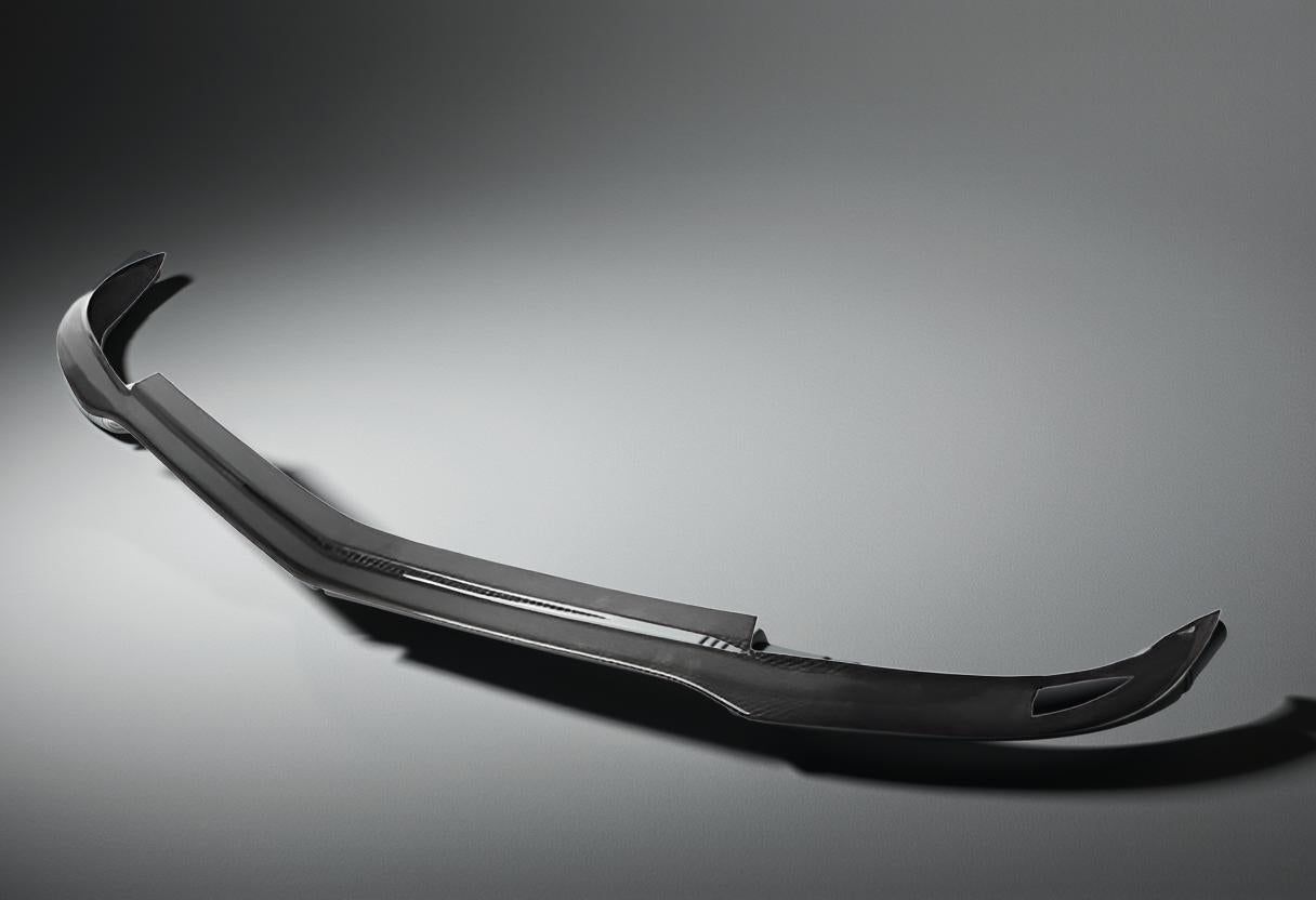 Mercedes Benz C63 AMG W204 Front Splitter Lip (Carbon Fiber, 2012-2015)