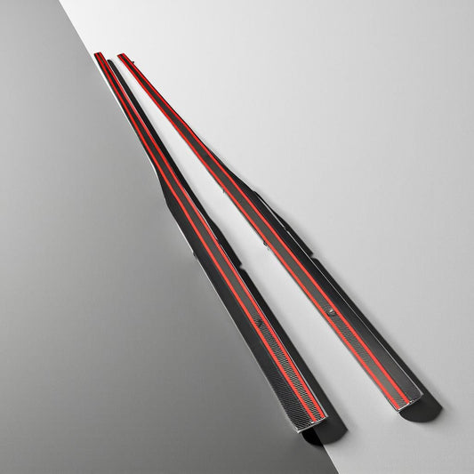 MK7 Carbon Fiber Side Bumper Skirts - VW Golf VII GTI (2014)