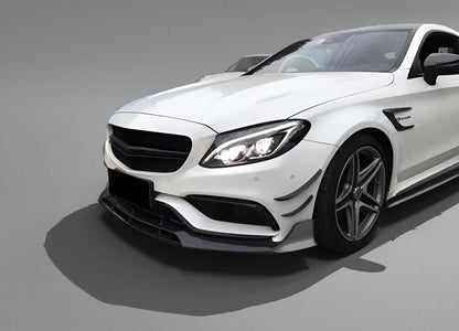 Carbon Fiber Fog Lamp Trims for Mercedes Benz C-Class W205 C63 AMG (2015-2017)