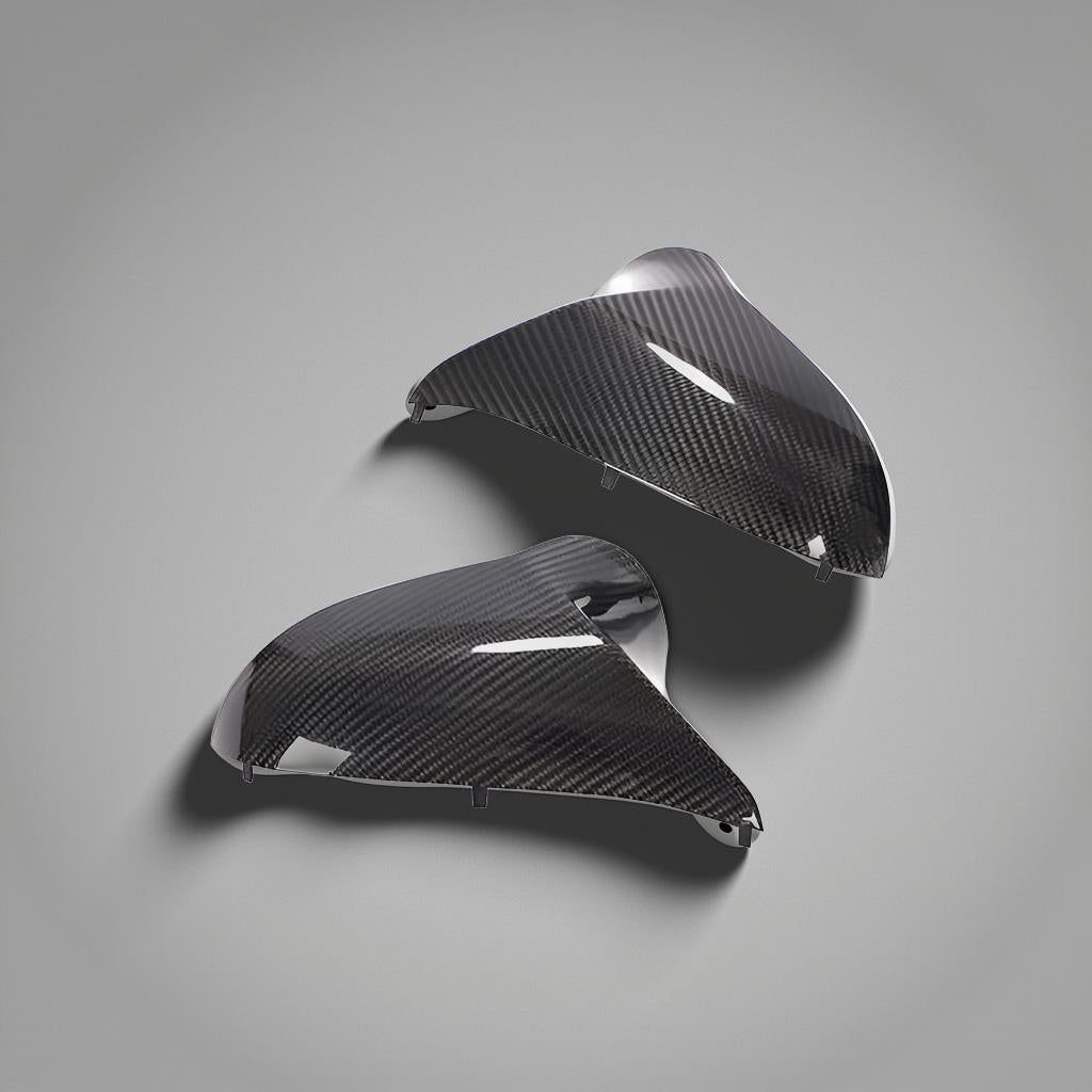 Dry Carbon Fiber Side Mirror Cover Caps for BMW 2, 3 & 4 Series (M3, M4 & M2C) F80, F82, F83 & F87 2018-2020