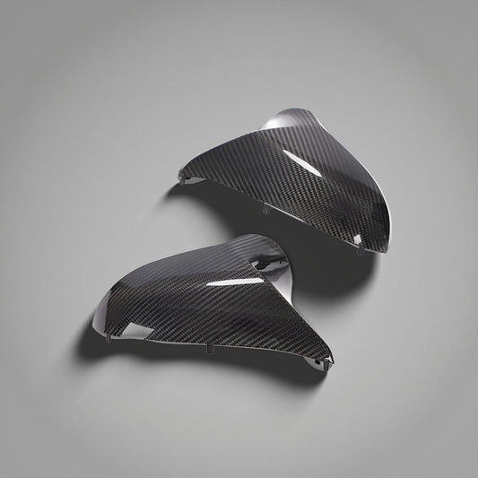 Dry Carbon Fiber Side Mirror Cover Caps for BMW 2, 3 & 4 Series (M3, M4 & M2C) F80, F82, F83 & F87 2018-2020