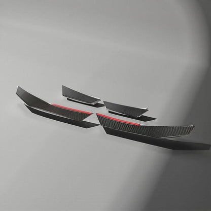 Carbon Fiber Front Fins Diveplane for Audi R8 V10 2016-2018 (A Style)