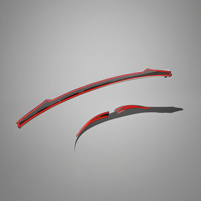 Carbon Fiber Rear Middle Spoiler for Maserati Levante Base SUV (2016-2019)