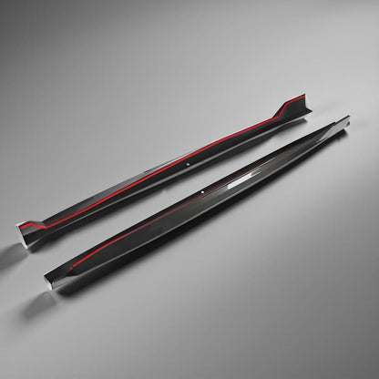BMW X5 G05 M-Tech 2019 Carbon Fiber Side Skirt Extensions