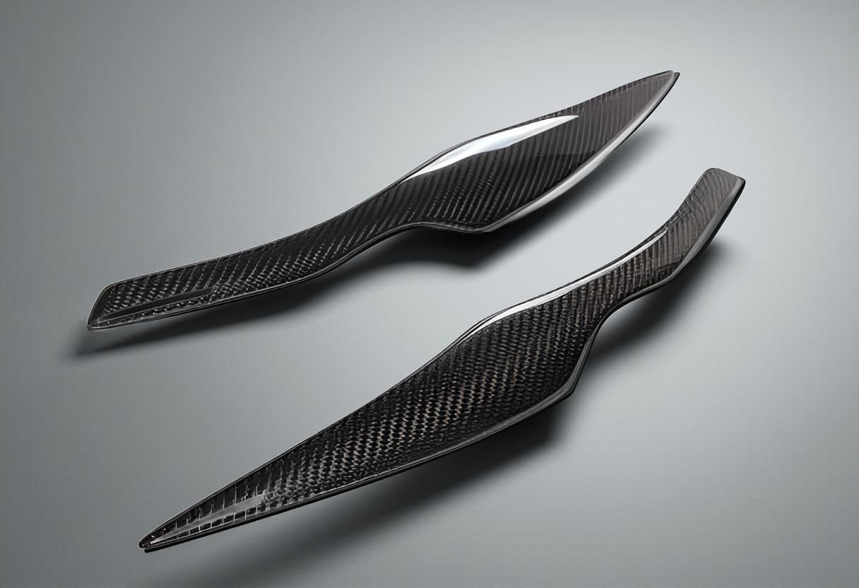 BMW E90 Carbon Fiber Eyebrow Car Eyelids