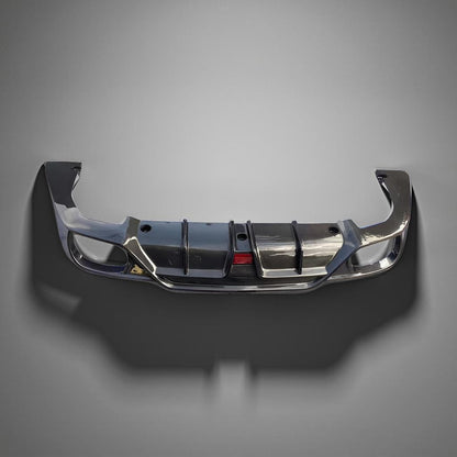 Carbon Fiber Rear splitter with Brake Light - Maserati Ghibli Base Sedan (2014-2017)