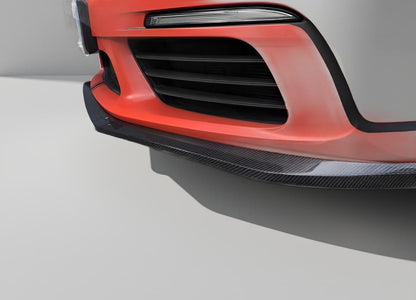 Carbon Fiber Front Lip Splitter & Chin Spoiler for Porsche 718 Boxster or Cayman (2016-2018)