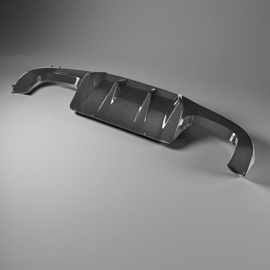 Carbon Fiber Big Fins Rear Bumper Diffuser for BMW F87 M2 2016 & 2017